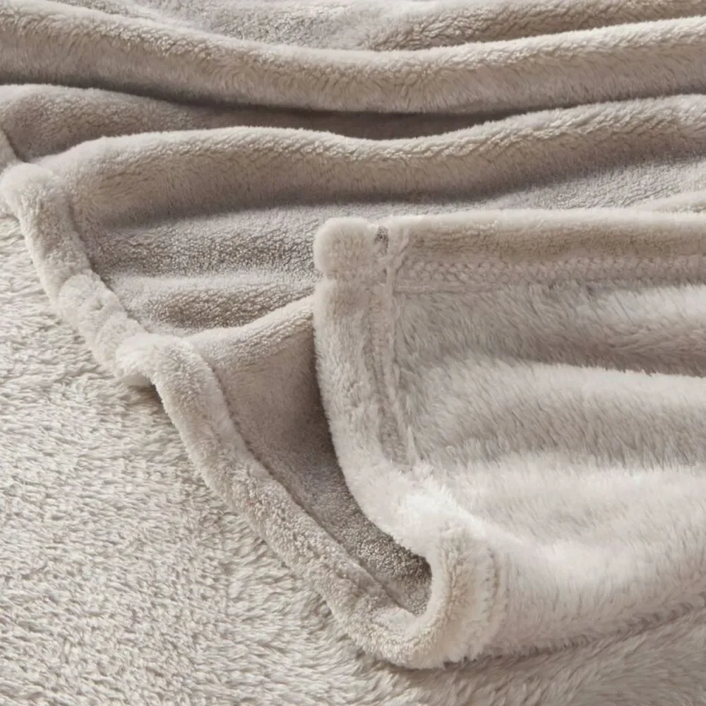 Threshold - King Microplush Bed Blanket Gray - Threshold Gray